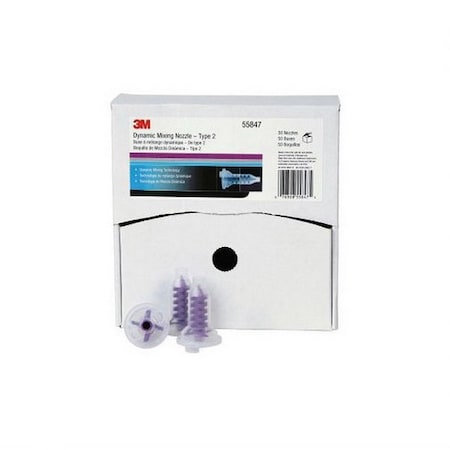 3M 3M Dynamic Mixing Nozzles - Adhesives/Sealers, 55847, 50PK 7000119977